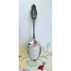 Vintage Spokane Washington Sterling Silver Spoon Bank Building
